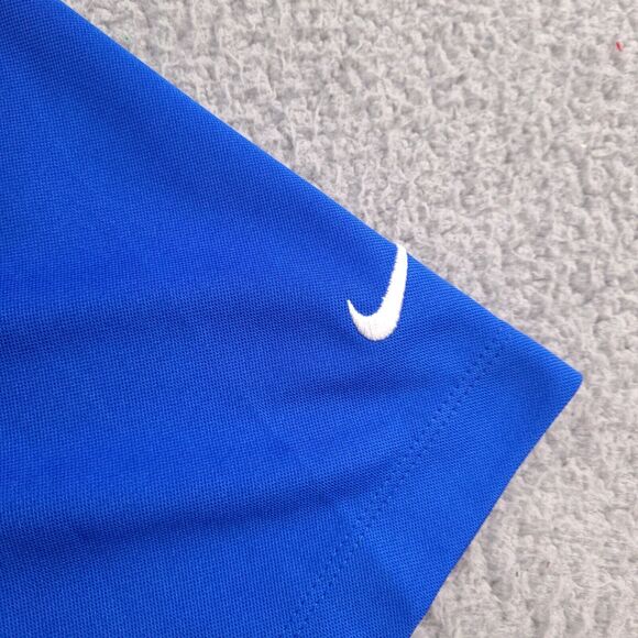 Nike Polo Shirt Mens Large Blue Golf Gridiron‎ Insurance Underwriters Embroidery - Picture 5 of 13